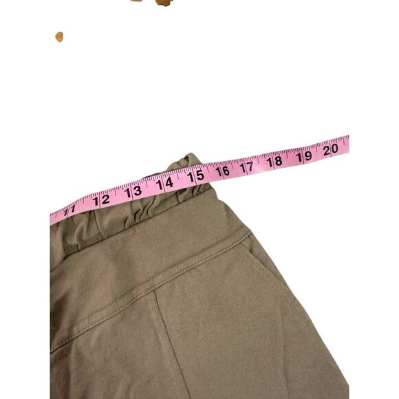 Free People Beach Wide Leg Cargo Pull On Beach Pants Cotton Womens Medium - Picture 6 of 8